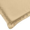 vidaXL Sonnenliegen-Auflage Melange Beige 200x60x4 cm Stoff