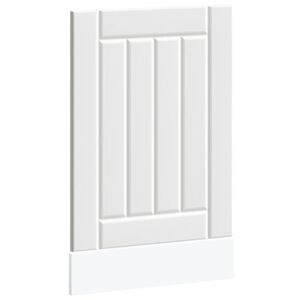 vidaXL Geschirrspülerblende Lucca Weiß Holzwerkstoff