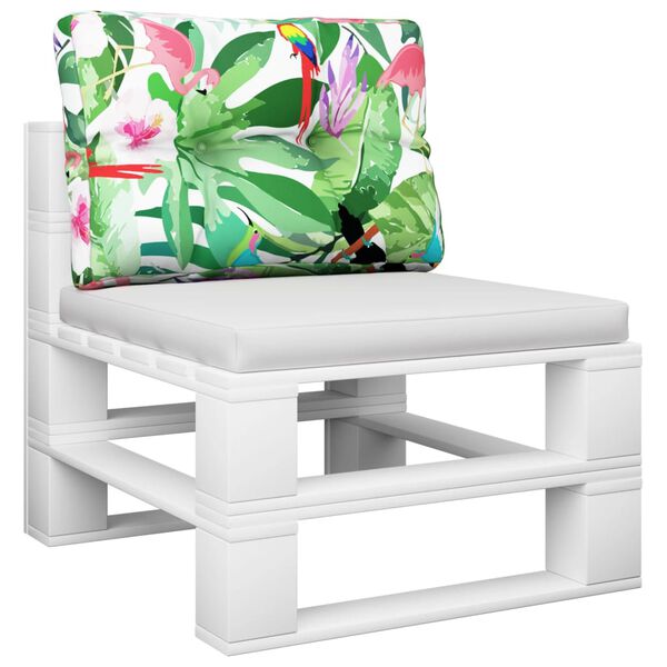 vidaXL Palettenkissen Mehrfarbig 60x40x12 cm Stoff