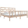 vidaXL Massivholzbett Kiefer 200x200 cm