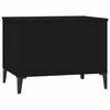 vidaXL Couchtisch Schwarz 60x44,5x45 cm Holzwerkstoff