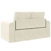 vidaXL Schlafsofa 60cm Creme Samt