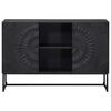 vidaXL Sideboard Schwarz 105 x 30 x 68 cm