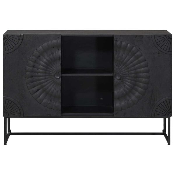 vidaXL Sideboard Schwarz 105 x 30 x 68 cm