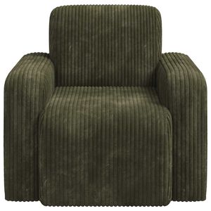 vidaXL Sessel Gr&uuml;n Cord