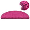 vidaXL Stufenmatten 15 Stk. 56x17x3 cm Rosa Halbrund