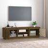 vidaXL TV-Schrank Honigbraun 140x35x40 cm Massivholz Kiefer