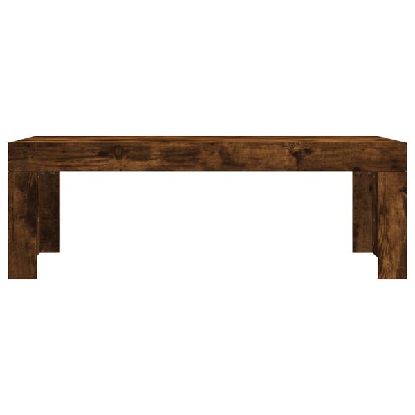 vidaXL Couchtisch R&auml;uchereiche 102x50x36 cm Holzwerkstoff