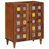 vidaXL Sideboard Walnuss 60 x 33 x 75 cm Massivholz Mango
