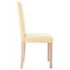 vidaXL Esszimmerst&uuml;hle 2 Stk. Creme Stoff