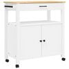 vidaXL K&uuml;chenwagen MONZA 84x40x88,5 cm Massivholz Kiefer