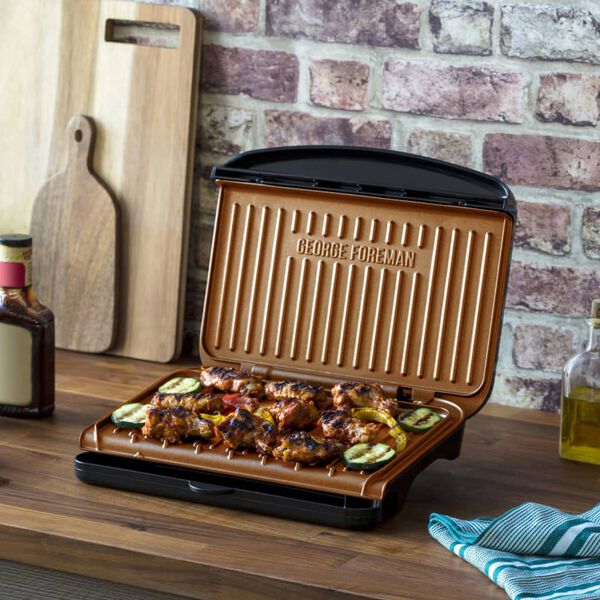 GEORGE FOREMAN Fitnessgrill M Kupfer