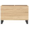 vidaXL Plattenschrank Sonoma-Eiche 74,5x38x48 cm Holzwerkstoff