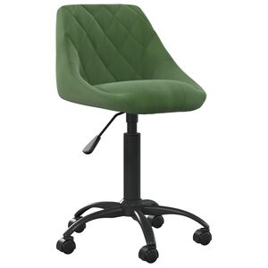 vidaXL B&uuml;rostuhl Dunkelgr&uuml;n Samt