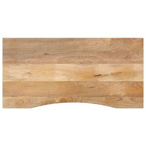 vidaXL Schreibtischplatte mit Aussparung 140x50x2,5cm Massivholz Mango