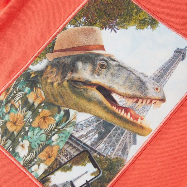 Kinder-T-Shirt Hellrot 128