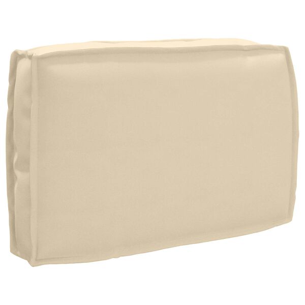 vidaXL Kissen Beige 60 x 40 x 12 cm Oxford-Stoff