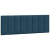 vidaXL Kopfteil-Kissen "Hanko" Blau 120 cm Samt