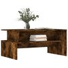 vidaXL Couchtisch Räuchereiche 90x55x42,5 cm Holzwerkstoff
