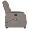 vidaXL Massagesessel Elektrisch Taupe Stoff