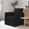 vidaXL Sofa Schwarz Gesamtabmessungen: 75 x 82 x 85 cm (B x T x H)