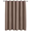 vidaXL Verdunkelungsvorhang mit Metall&ouml;sen Taupe 290 x 245 cm