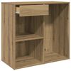 vidaXL Kosmetikschrank Artisan-Eiche 80x40x75 cm Holzwerkstoff