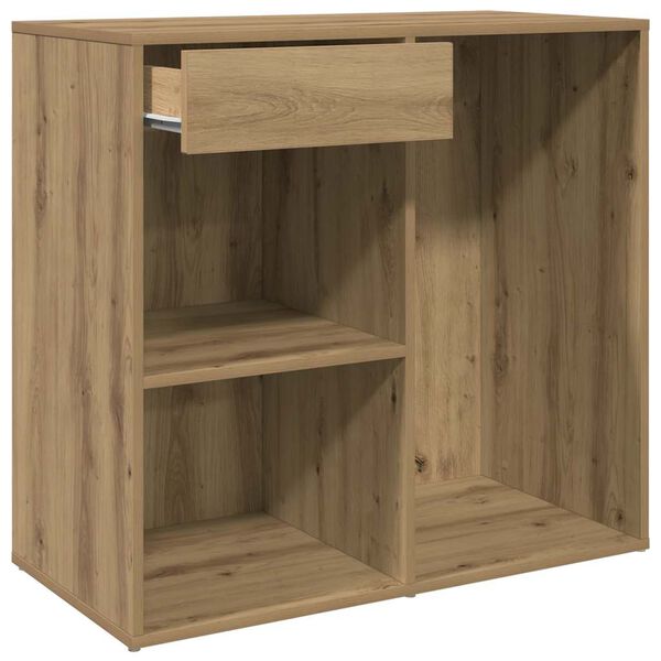 vidaXL Kosmetikschrank Artisan-Eiche 80x40x75 cm Holzwerkstoff