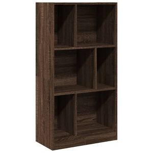 vidaXL B&uuml;cherregal Braun Eichen-Optik 57x28,5x107,5 cm Holzwerkstoff