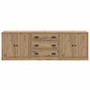 vidaXL Sideboards 3 pcs Artisan-Eiche 70 x 35,5 x 67,5 cm