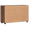 vidaXL Sideboard mit Regal Braun Eichen-Optik 88,5 x 30,5 x 55,5 cm