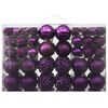 vidaXL 100-tlg. Weihnachtskugel-Set Lila