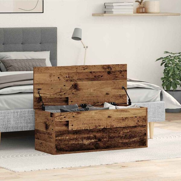 vidaXL Aufbewahrungsbox Altholz 90 x 35 x 35 cm Holzwerkstoff