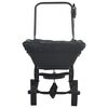 vidaXL Streuer Schwarz 47 x 82 x 75 cm PVC und Stahl