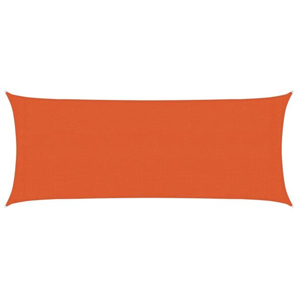 vidaXL Sonnensegel 160 g/m&sup2; Orange 2x4,5 m HDPE