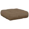 vidaXL 1-teiliges Sitzkissen VIANEN 100 % Polyester Taupe