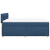 vidaXL Boxspringbett mit Matratze Blau 140x190 cm Stoff