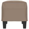 vidaXL Sitzbank Taupe 70x35x41 cm Mikrofasergewebe