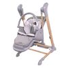 Bo Jungle 2-in-1 Schaukel-Hochstuhl Holz Grau