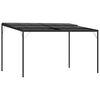 vidaXL Pavillon mit Dach Anthrazit 4x3x2,5 m Aluminium und Stahl