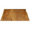 vidaXL Tischplatte mit Baumkante 100x80x2,5 cm Massivholz Mango