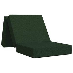 vidaXL Klappsofa Bett 90 x 63 x 45 cm Dunkelgr&uuml;n