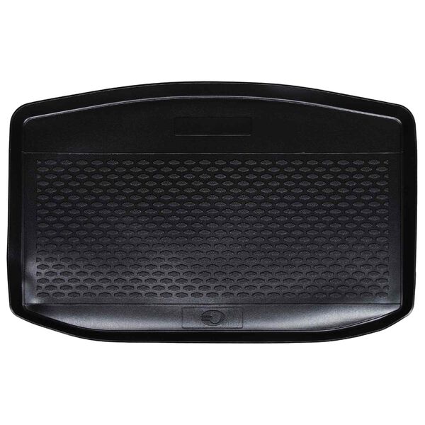 vidaXL Kofferraummatte Schwarz Gummi