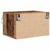 vidaXL Wandmontiertes Nachttischchen Altholz 50 x 36 x 30 cm