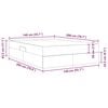 vidaXL Aufbewahrungsbett mit Matratze Grau 140 x 200 cm Kunstleder