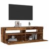 vidaXL TV-Schrank mit LED Altholz-Optik 120x35x40 cm Holzwerkstoff