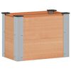 vidaXL Hochbeet Braun 50 x 30 x 36 cm WPC und Aluminium