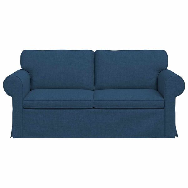 vidaXL Sofa Blau Gesamtabmessungen: 175 x 82 x 80 cm (B x T x H) Samt