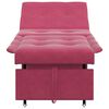 vidaXL Schlafsofa Weinrot 194 x 67 x 82 cm Samt