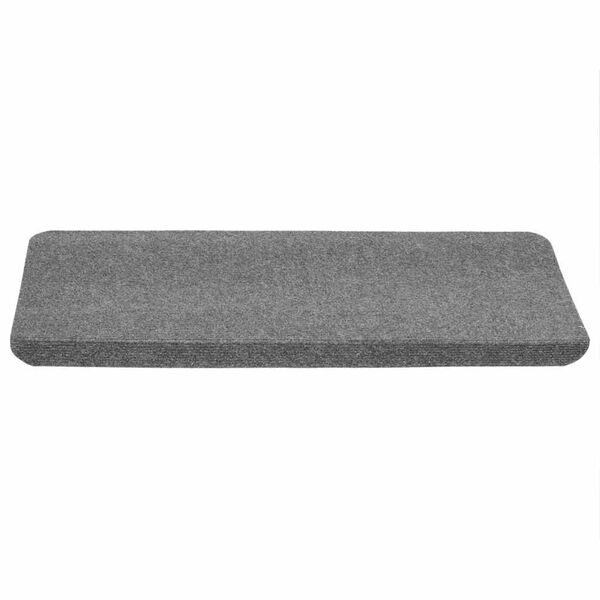 vidaXL Stufenmatten Selbstklebend 30 Stk. Grau 65x24,5x3,5 cm